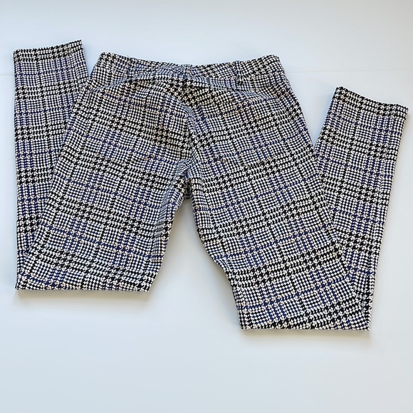 NWOT McLaughlin Plaid Stretchy Pants Size 2 - Picture 3 of 16